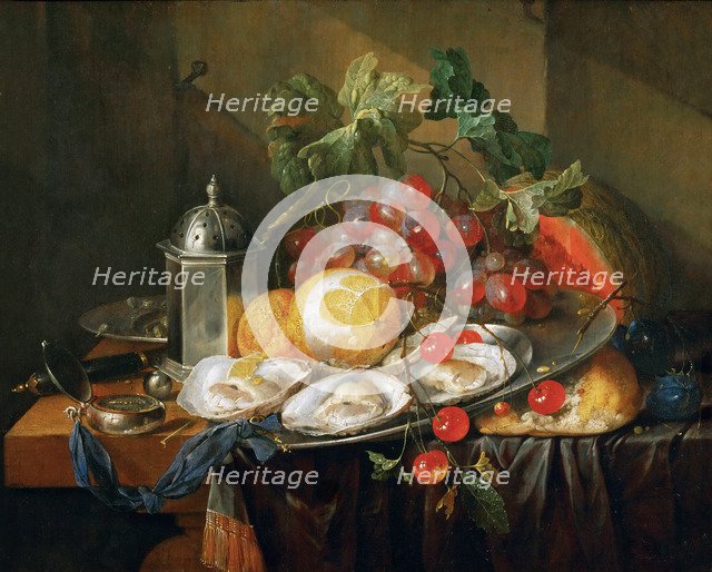 Breakfast still life, 1660-1670.