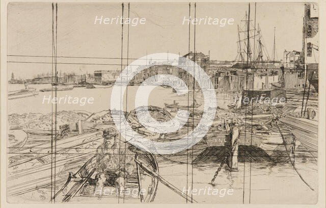 The Pool, 1859. Creator: James Abbott McNeill Whistler.