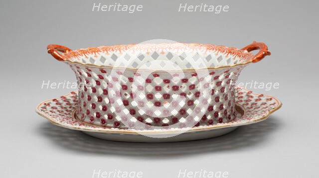 Basket and Stand, c. 1790. Creator: Unknown.