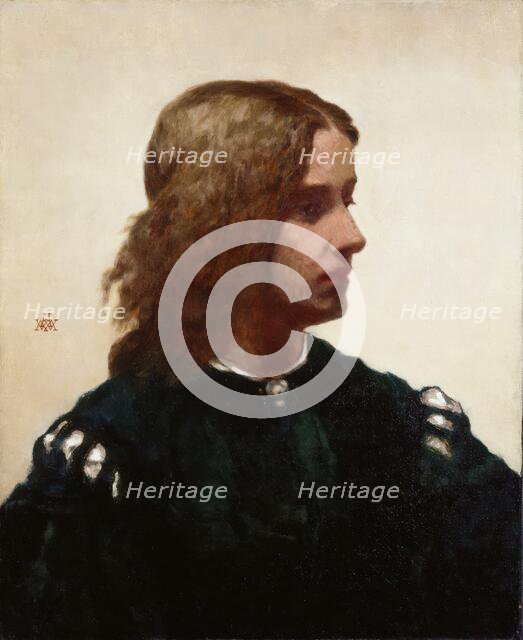 Ideal Head, about 1865. Creator: William Morris Hunt.