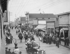 July 4th parade on Front Street, 1916. Creator: Unknown.