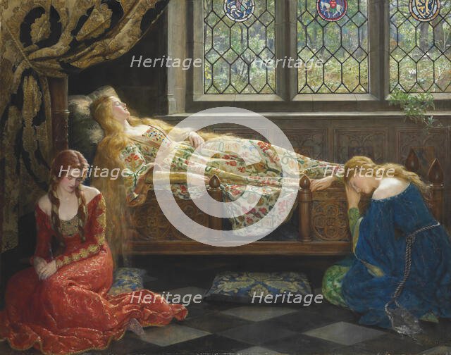 Sleeping Beauty. Creator: Collier, John (1850-1934).