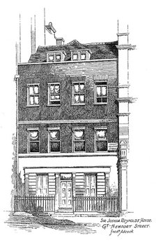 Sir Joshua Reynolds' house, Great Newport Street, London, 1912.Artist: Frederick Adcock
