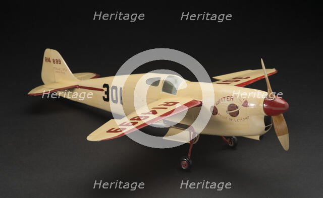 Model, Static, Folkerts Speed King SK-3 Jupiter - Pride of Lemont, ca. 1942. Creator: Unknown.