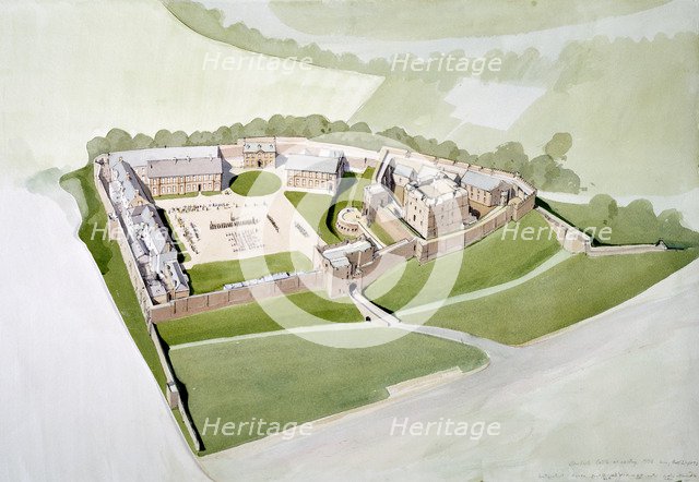 Carlisle Castle, 1992. Artist: Terry Ball.