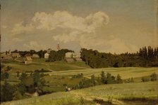 The Akhtyrka estate, 1880. Artist: Vasnetsov, Appolinari Mikhaylovich (1856-1933)