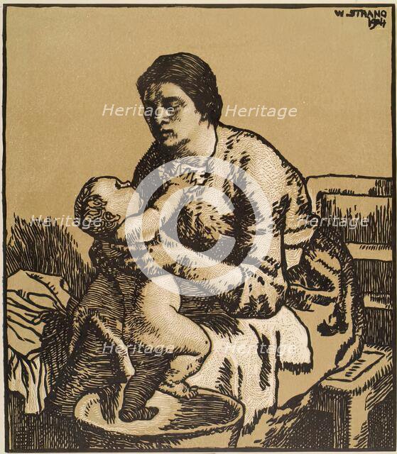 The Bath, 1904. Creator: William Strang.