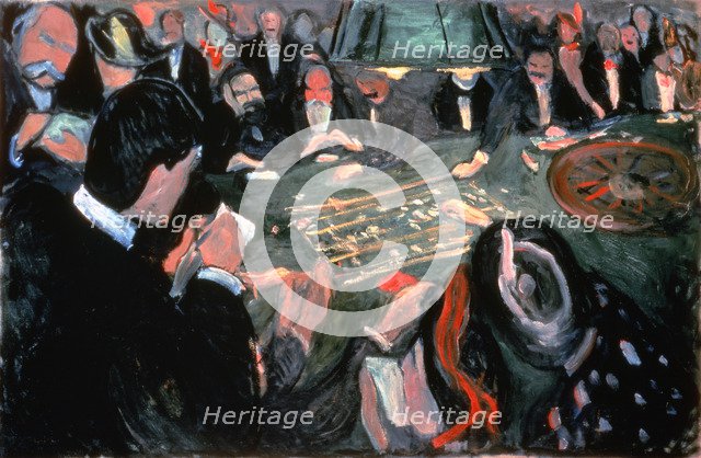 'The Roulette Table at Monte Carlo', 1903. Artist: Edvard Munch