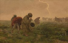 Thunderstorm, 1896. Creator: Jozef Chelmonski.