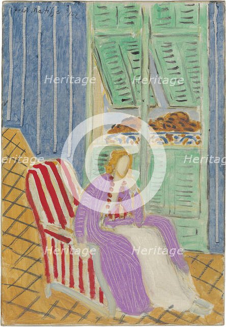 La robe violette, 1942. Creator: Henri Matisse.