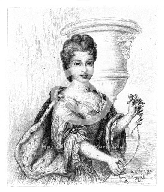 Marie Louise Elisabeth of Orleans. Artist: Unknown
