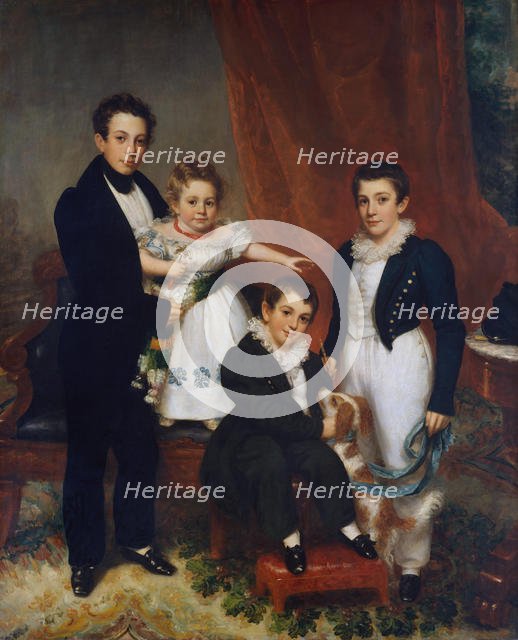The Knapp Children, ca. 1833-34. Creator: Samuel Lovett Waldo.