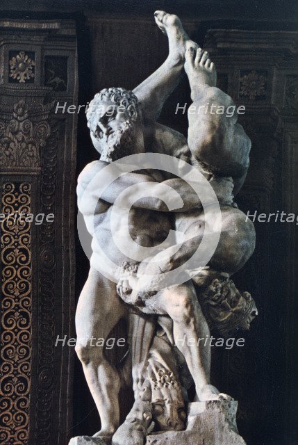 'Hercules and Diomede', c mid 16th century (?). Artist: Vicenzo di Raffaello de Rossi