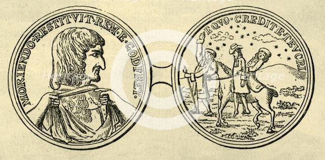 'Medal to Commemorate the Murder of Godfrey', c1876. Creator: Unknown.