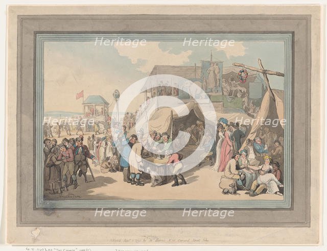 Between Heats [The Course], January 1, 1798., January 1, 1798. Creator: Thomas Rowlandson.