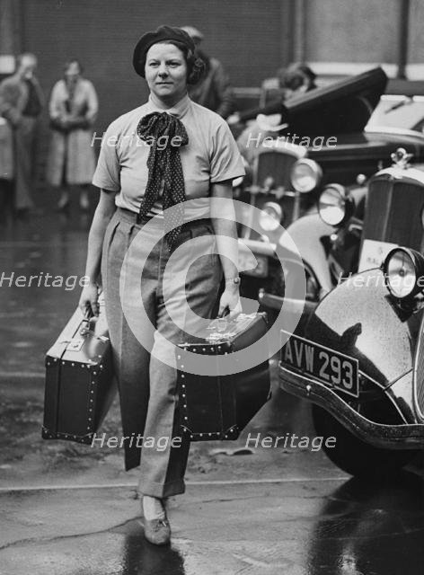 Joan Weekes, 1934 R.A.C. Rally. Creator: Unknown.