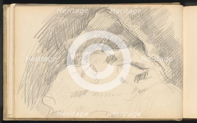 Landscape Seen from the Inside of a Cave, 1889/1892. Creator: Paul Cezanne.