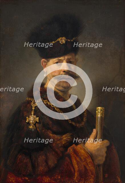 A Polish Nobleman, 1637. Creator: Rembrandt Harmensz van Rijn.