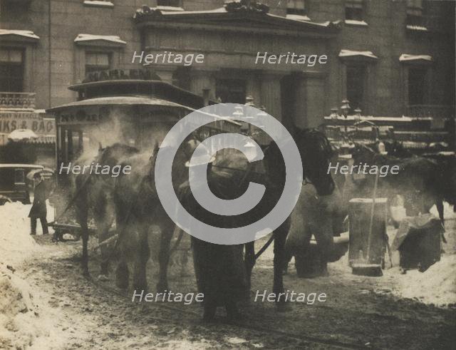 Camera Work: The Terminal, 1892. Creator: Alfred Stieglitz.