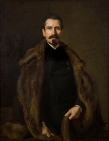 Portrait of Julian Konstanty Ordon, 1872. Creator: Boleslaw Laszczynski.