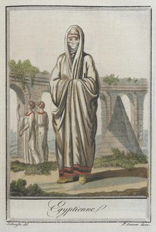 Costumes de Différent Pays, 'Egyptienne', c1797. Creators: Jacques Grasset de Saint-Sauveur, LF Labrousse.