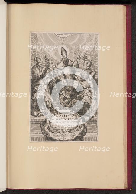 Title Page for Anatomia Totivs Avgvstissimae Doctrinae Avgvstinae, 1640. Creator: Unknown.