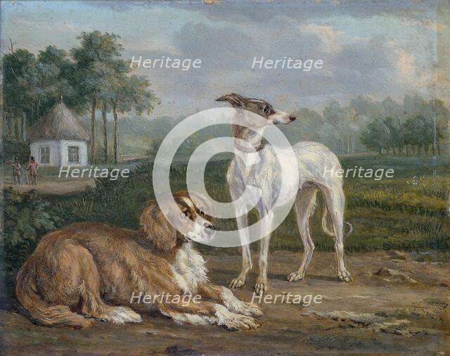 Two Dogs, 1810-1855. Creator: Jan Dasveldt.
