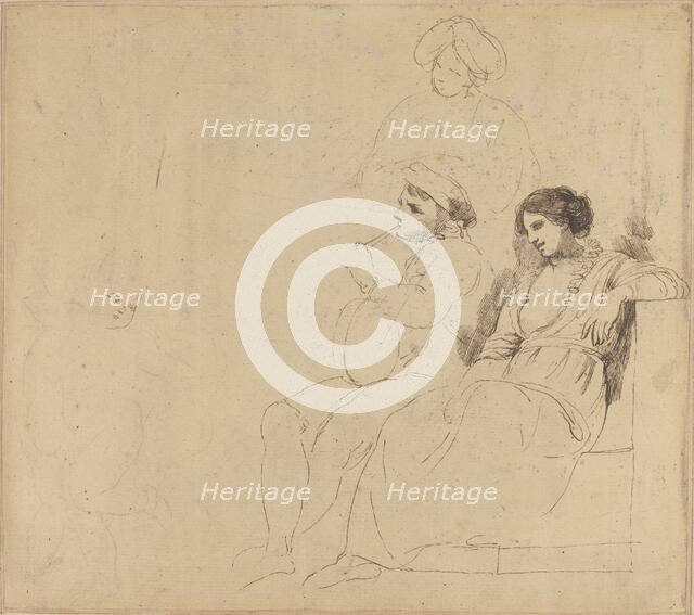 Study for "The Rustic Dancers", c. 1770/1774. Creator: John Hamilton Mortimer.