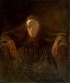 Study of an Old Woman, 1881. Creator: Ladislav Mednyanszky.