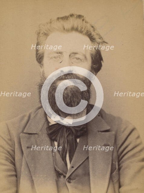 308. Novi. Ernest, Théodore. 32 ans, né à Nice (Alpes-Maritimes). Architecte. Anarchiste. ..., 1894. Creator: Alphonse Bertillon.