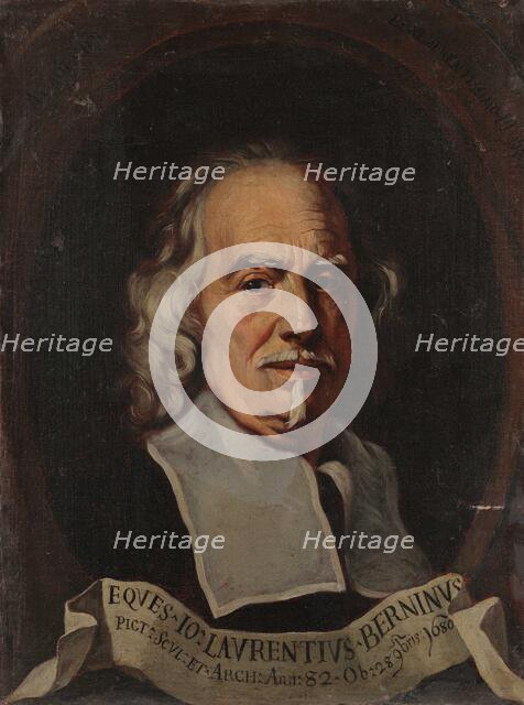 Portrait of Gian Lorenzo Bernini, 1692. Creator: Ghezzi, Giuseppe (1634-1721).