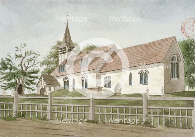 Church of St Mary, Norwood, Middlesex, c1800. Artist: Anon