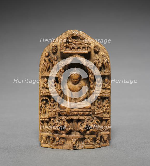 Buddha Calling the Earth to Witness, 1000-1100s. Creator: Unknown.