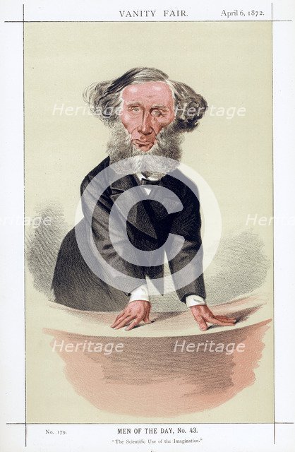 John Tyndall, Irish-born British physicist, 1872. Artist: Unknown