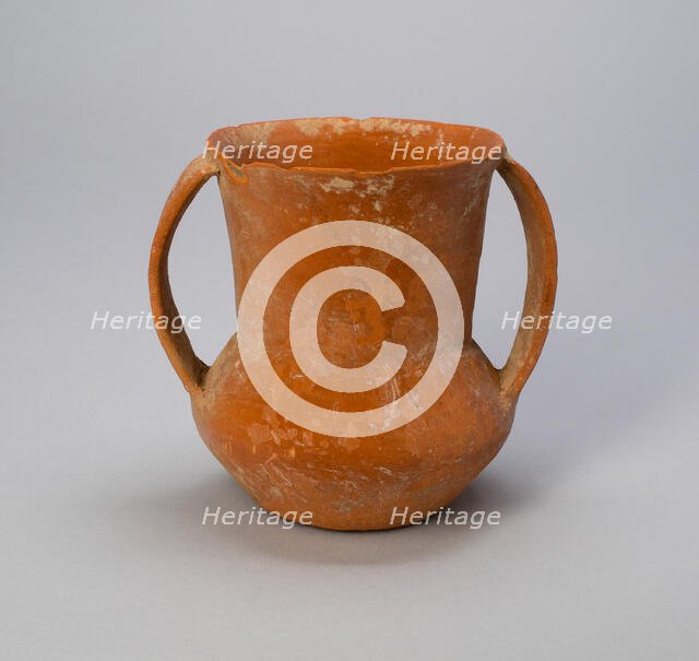 Double-Handled Jar, Neolithic period, Qijia culture, c. 2000 B.C. Creator: Unknown.