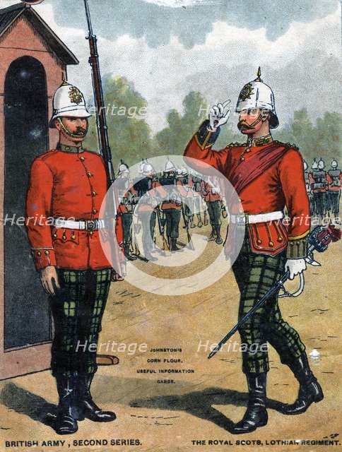 The Royal Scots (Lothian Regiment), 20th century. Artist: Unknown