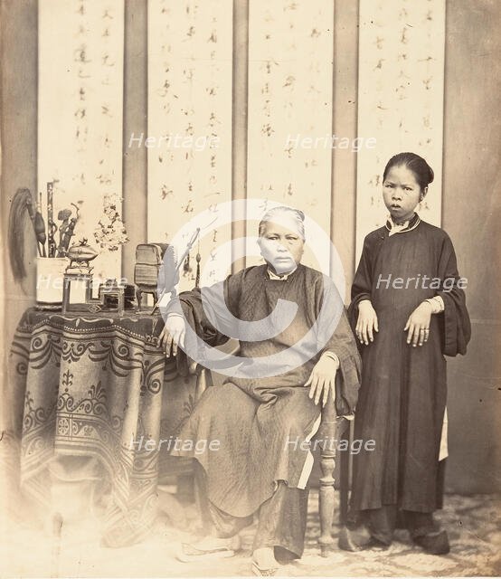 Femmes Annamites, Cochinchine, 1866. Creator: Emile Gsell.