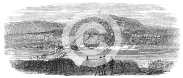 The War in Denmark: rear view of the Düppel position, from the Church Battery, Sonderburg, 1864. Creator: Unknown.