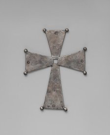 Silver Cross, Byzantine, 500-700. Creator: Unknown.