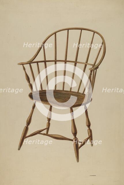 Windsor Chair, c. 1939. Creator: Louis Plogsted.