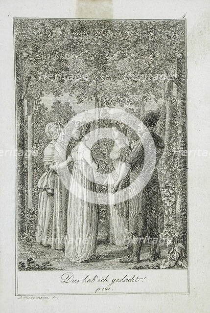 Illustration to Becker's Pocketbook für 1799. Creator: Daniel Nikolaus Chodowiecki.