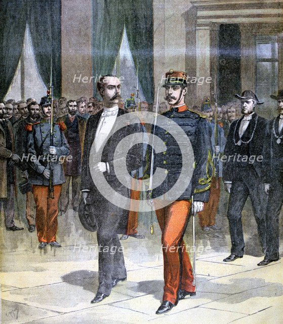 Jean Casimir-Perier, president of the chamber of deputies, 1893. Artist: Henri Meyer