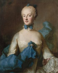 Duchess Maria Anna Josepha of Bavaria (1734-1776), Margravine of Baden-Baden, c.1750. Creator: Desmarées, George (1697-1776).