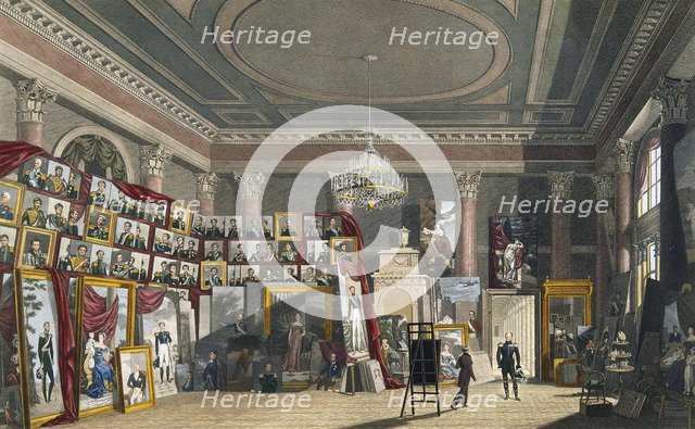 Emperor Alexander I in the studio of George Dawe in the Winter Palace.