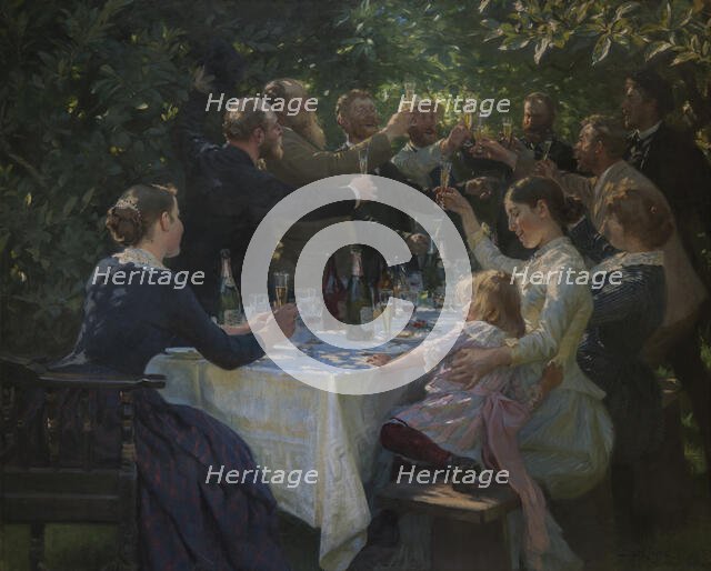 Hip, Hip, Hurrah!, 1888. Creator: Krøyer, Peder Severin (1851-1909).
