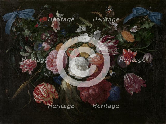 Flowers and Insects, c1630-1680. Creator: Jan Davidsz de Heem.