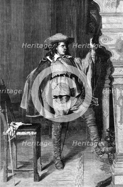 "The Cavalier", by E. Meissonier, from the winter exhibition, No, 7, Haymarket, 1868.  Creator: W Thomas.