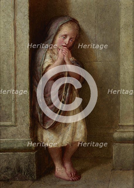 Orphan, 1873. Creator: Wincenty Slendzinski.