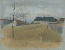 At the end of the village, 1875/1885. Creator: Ladislav Mednyanszky.