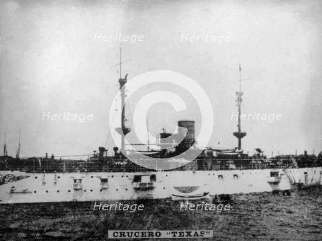 The Texas Battleship, (1898), 1920s. Artist: Unknown